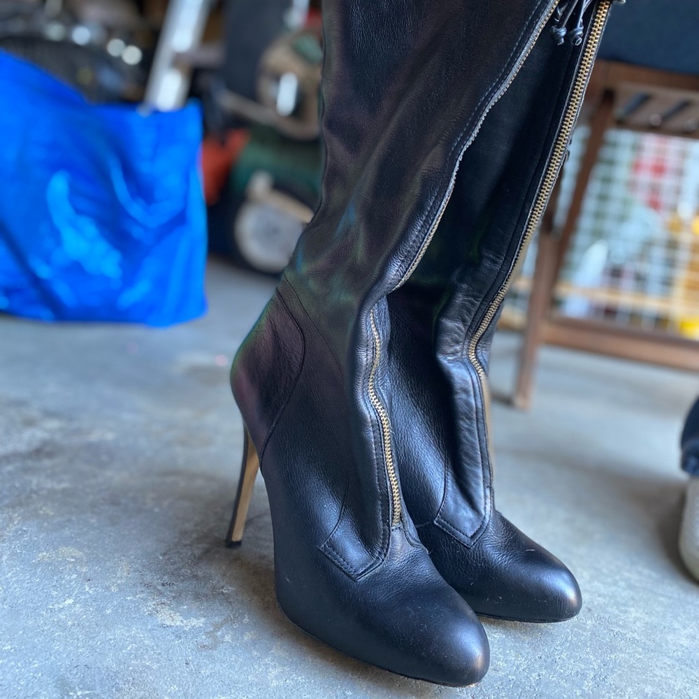 Black Steve Madden Luxe Boots